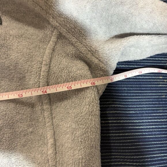 Columbia Women’s Fleece Jacket Medium Gray Full Zip Pink Trim Outdoor Hiking - Picture 5 of 7